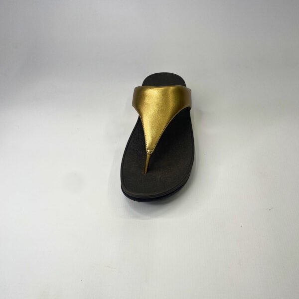 Fitflop LULU LEATHER TOEPOST bronze sandal - Image 4