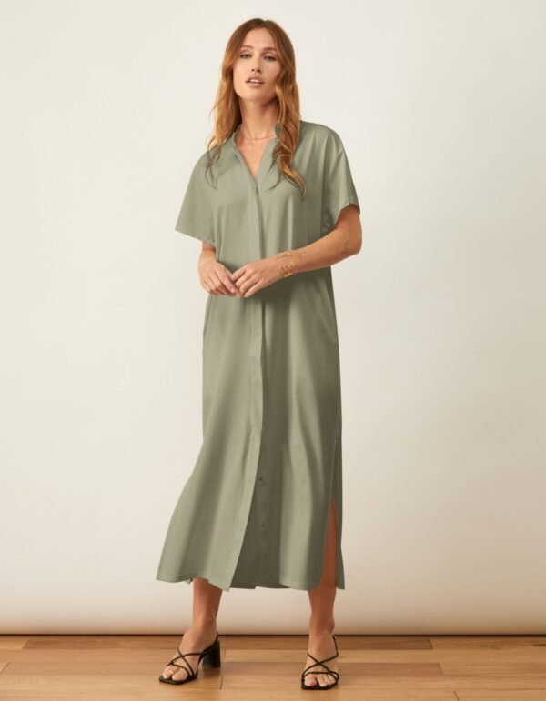 Anywhere Maxi Shirt Dress - Image 4