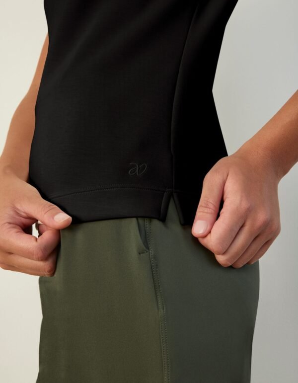 Cap Sleeve Mock Neck Top - Image 6