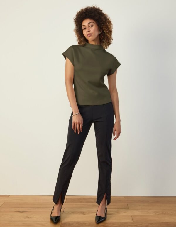 Cap Sleeve Mock Neck Top - Image 5
