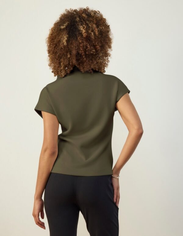Cap Sleeve Mock Neck Top (2-Pack) - Image 8