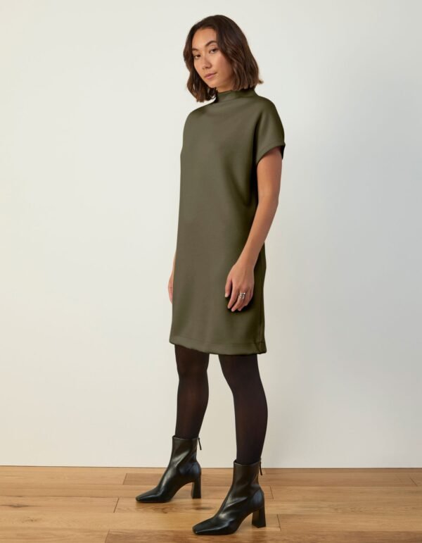 Mock Neck Shift Dress - Image 6