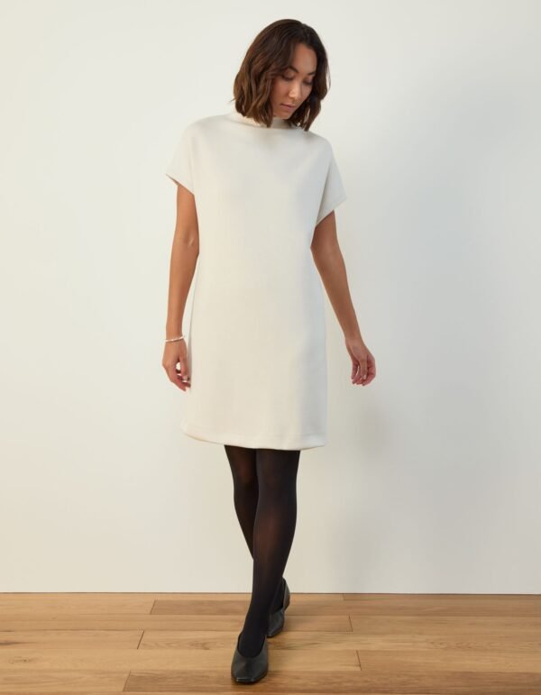 Mock Neck Shift Dress - Image 5