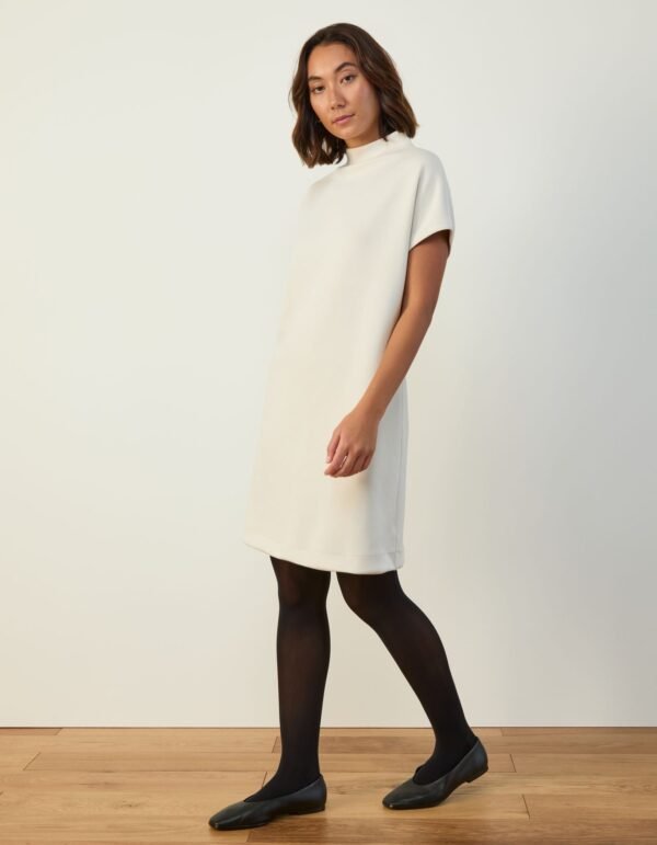 Mock Neck Shift Dress - Image 4