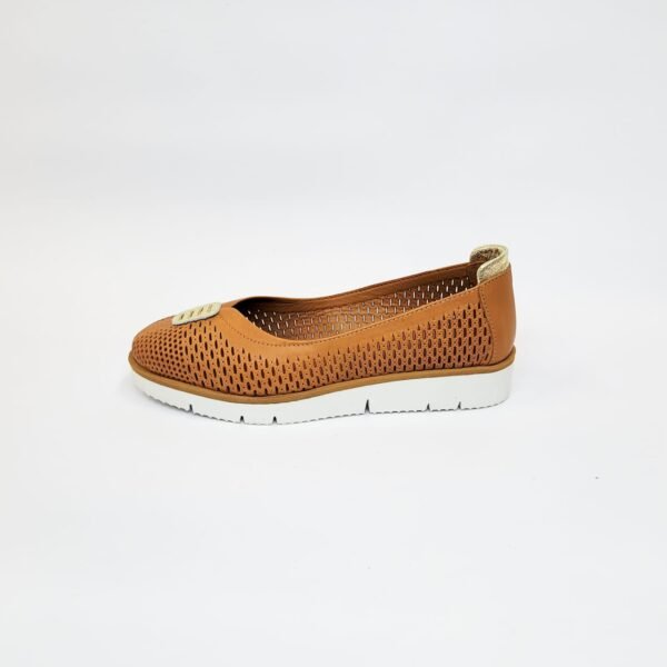 Gia tan leather flatform comfy flats - Image 3