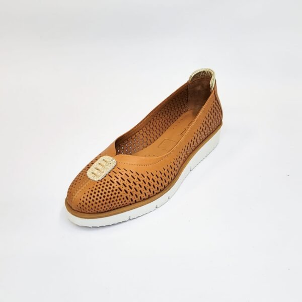 Gia tan leather flatform comfy flats - Image 2