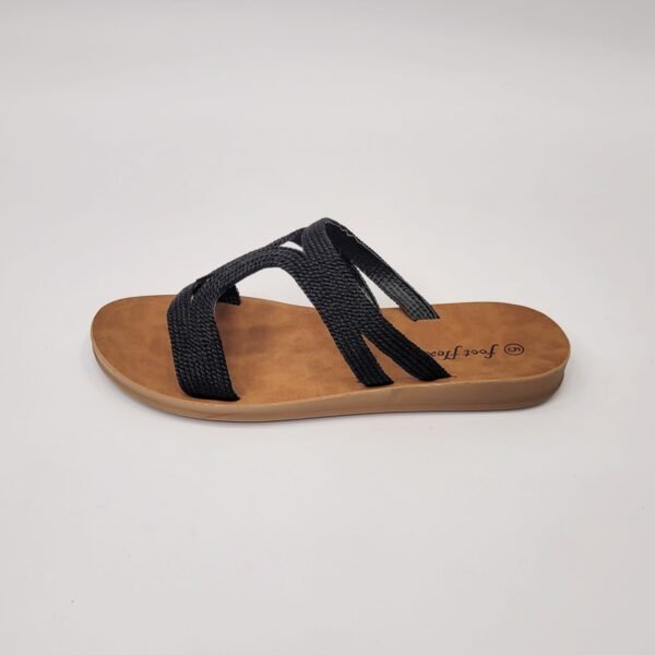 Foot Flex black string slip on - Image 3