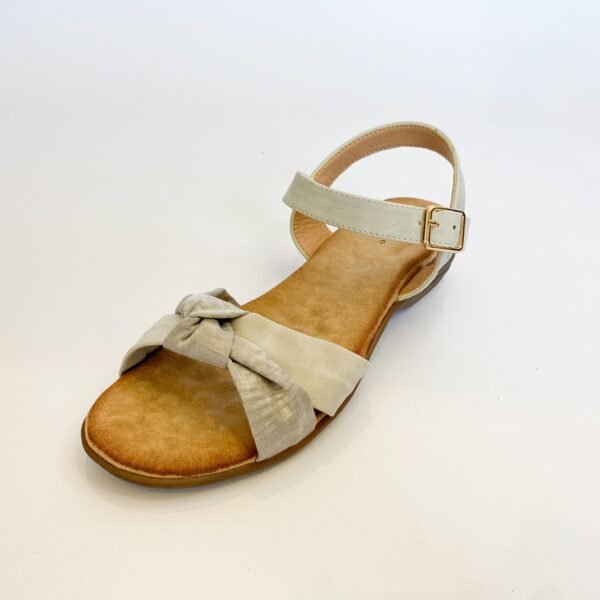 Queue grey knot detail sandal - Image 2